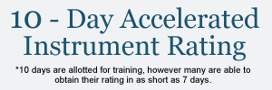 10-day accelerated Instrumetn Rating